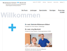 Tablet Screenshot of internisten-karlsruhe.de